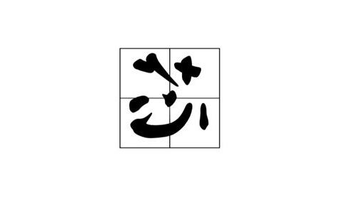 芯 字義